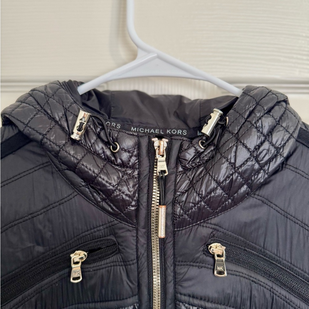 Michael Kors Black Quilted Jacket - Picture 4 of 6